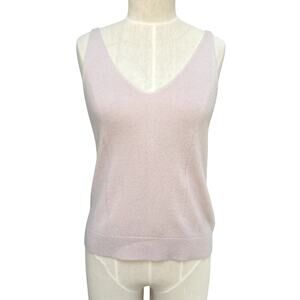 Club Monaco Signature Cashmere Tank Cami Top Soft Pink Small